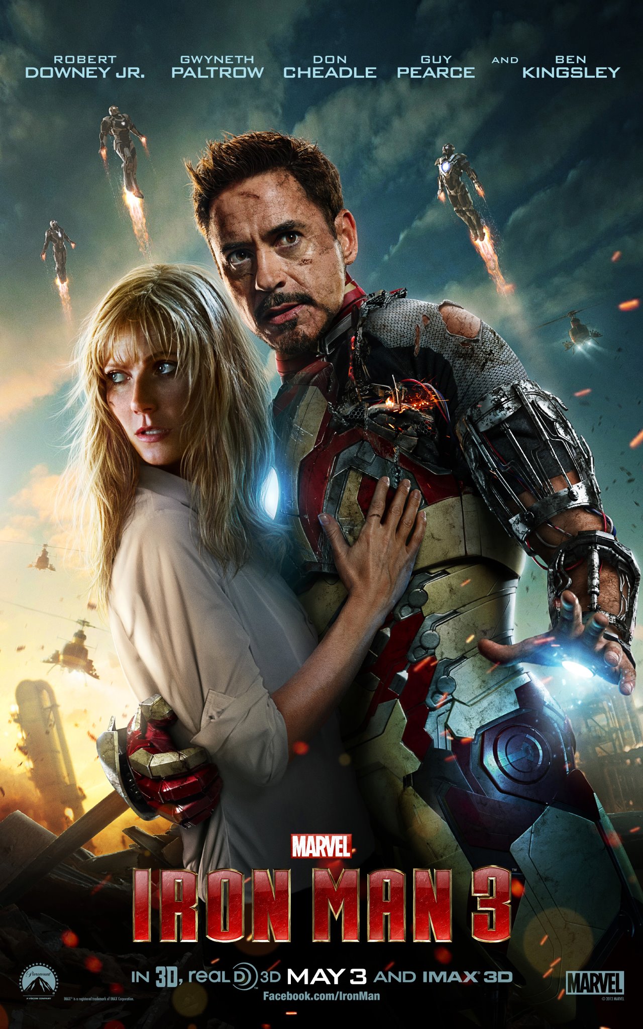 钢铁侠3 4K蓝光原盘+3D版MKV/ 铁甲奇侠3(港) / 钢铁人3(台) / 铁人3/ 2013 Iron Man 3 79.4G