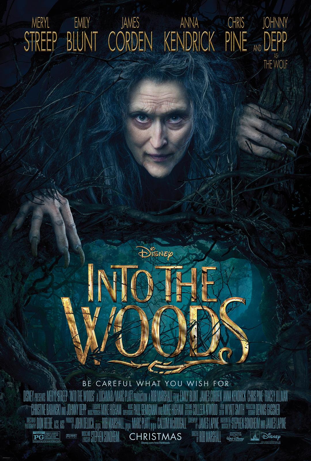 魔法黑森林 蓝光原盘+MKV/拜访森林/走进森林/2014 Into the Woods 44.6G